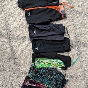 Speedo and TYR jammers, seven pairs, size 26